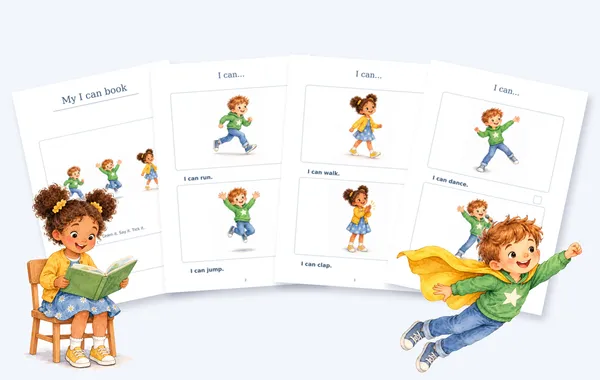 Мини-книжки «I can» - листы