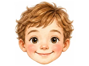 a smiling face