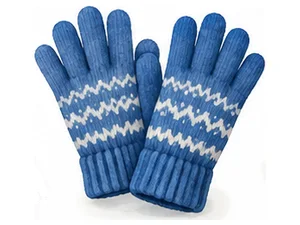blue gloves