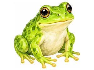 a green frog
