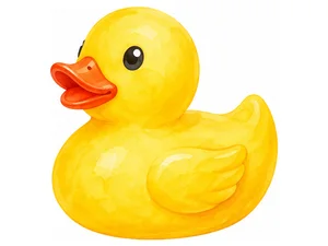 a yellow duck