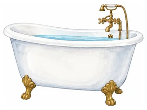 a bath