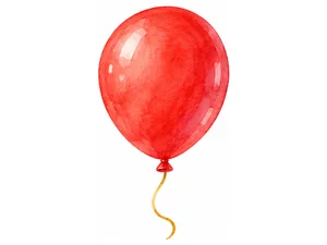 a red balloon