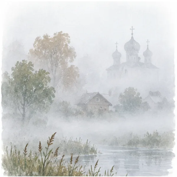 fog over the river